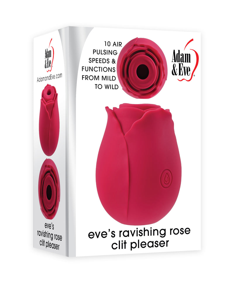 Eve's Ravishing Rose Clit Pleaser - Red