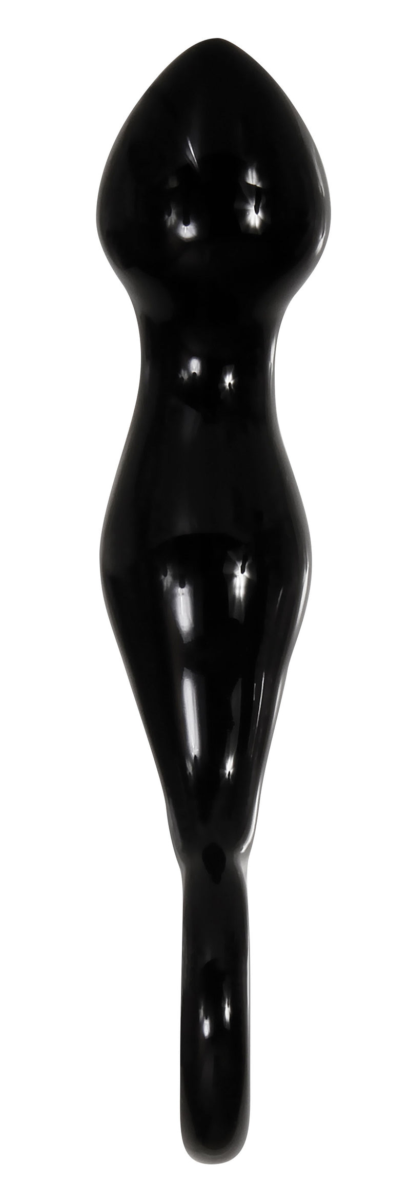 Adam's Glass Prostate Massager - Black