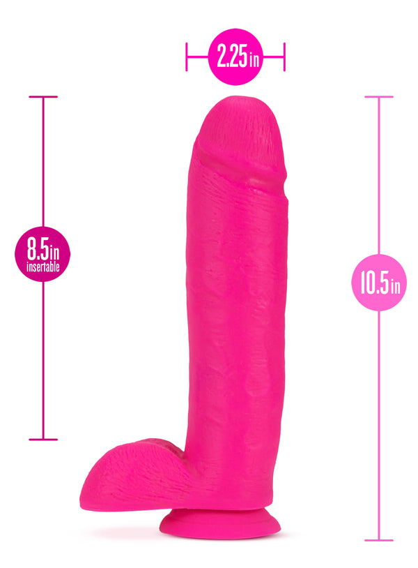 Neo - 10 Inch Dual Density Dildo - Neon