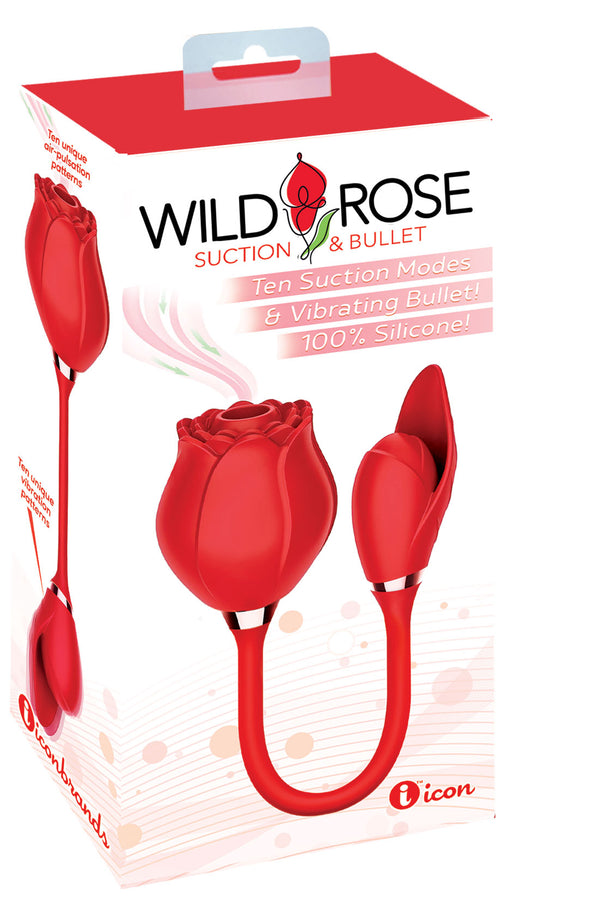 Wild Rose Suction and Bullet - Red
