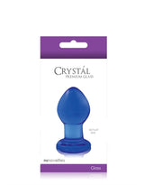 Crystal Premium Glass Plug - - Clear