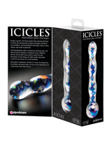 Icicles No. 8 - Clear - Blue