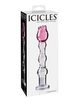 Icicles No. 12 - Clear - Pink