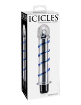 Icicles No. 20 - Clear - Blue