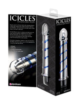 Icicles No. 20 - Clear - Blue