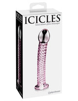 Icicles No. 53 - Clear - Pink