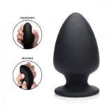 Squeezable Silicone Anal Plug